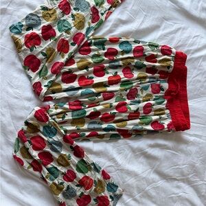Little Sleepies Red and Pink Apple Pajama Pants
